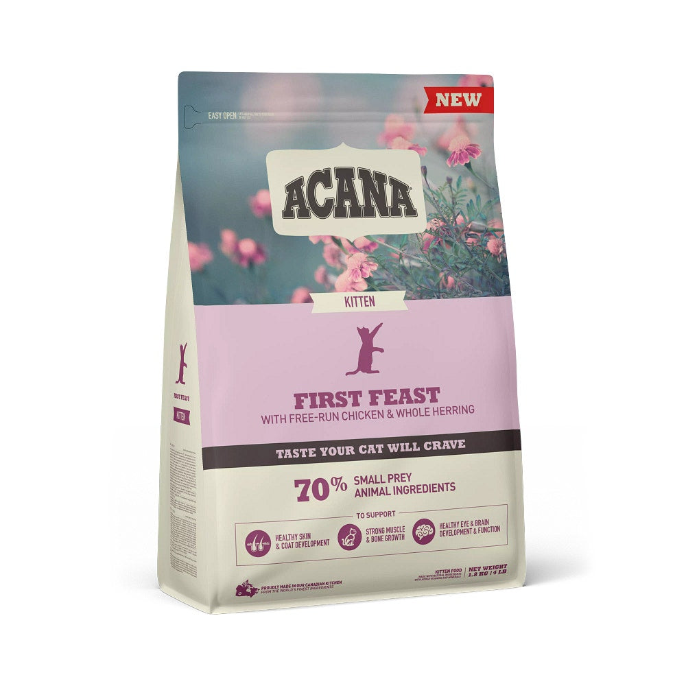 Acana Gatto Kitten First Feast Crocchette Pollo e Aringa Sacco 1,8Kg-1