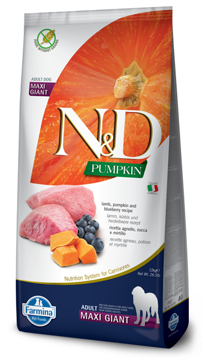 Farmina N&D Pumpkin Agnello E Zucca Cani Adulti Taglia Molto Grande Sacco 12kg-3