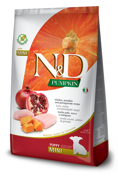 Farmina N&D Pumpkin Pollo E Zucca Cani Cuccioli Taglia Mini Sacco 2,5kg-3
