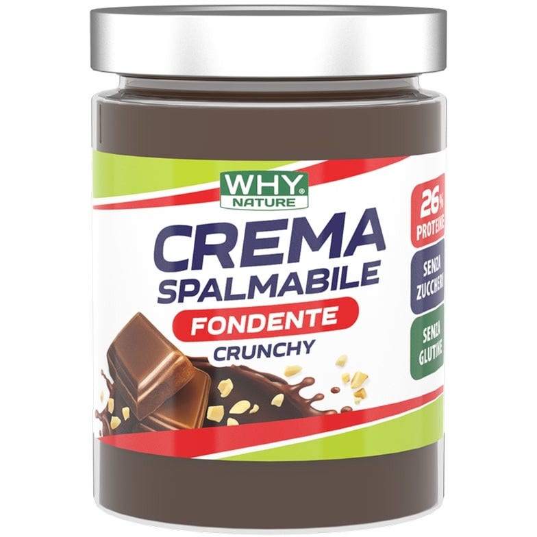 Why Nature Crema Spalmabile Fondente Crunchy 300g  - 2