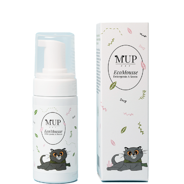 Mup Pet Eco Mousse Detergente a Secco Per Gatti 100ml-2
