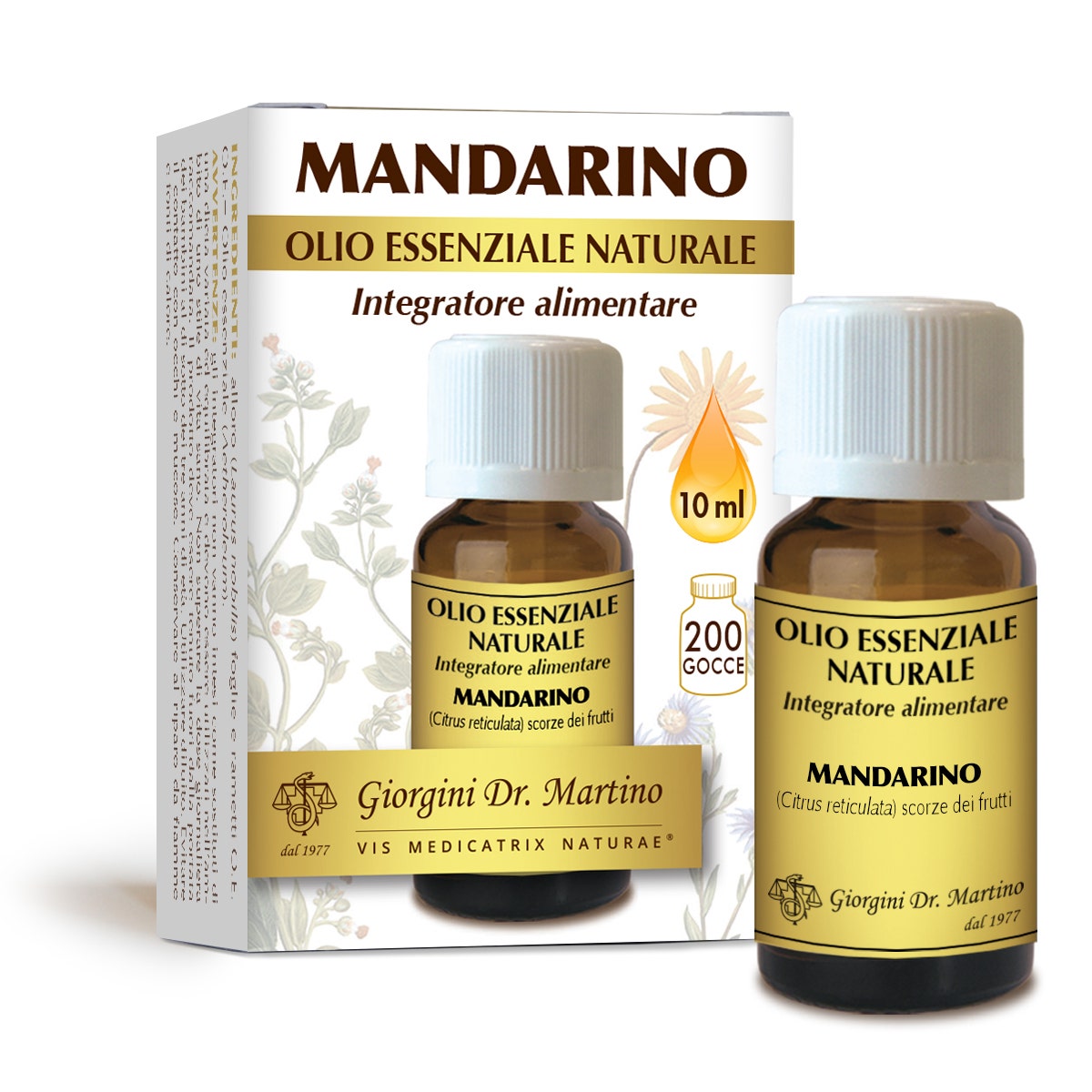Dr Giorgini Mandarino Olio Essenziale Naturale 10ml-2