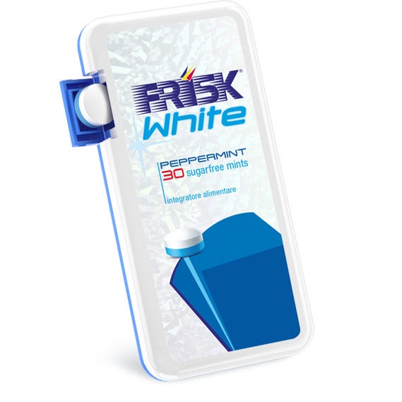 Frisk White Tin Box Caramelle 35g-1