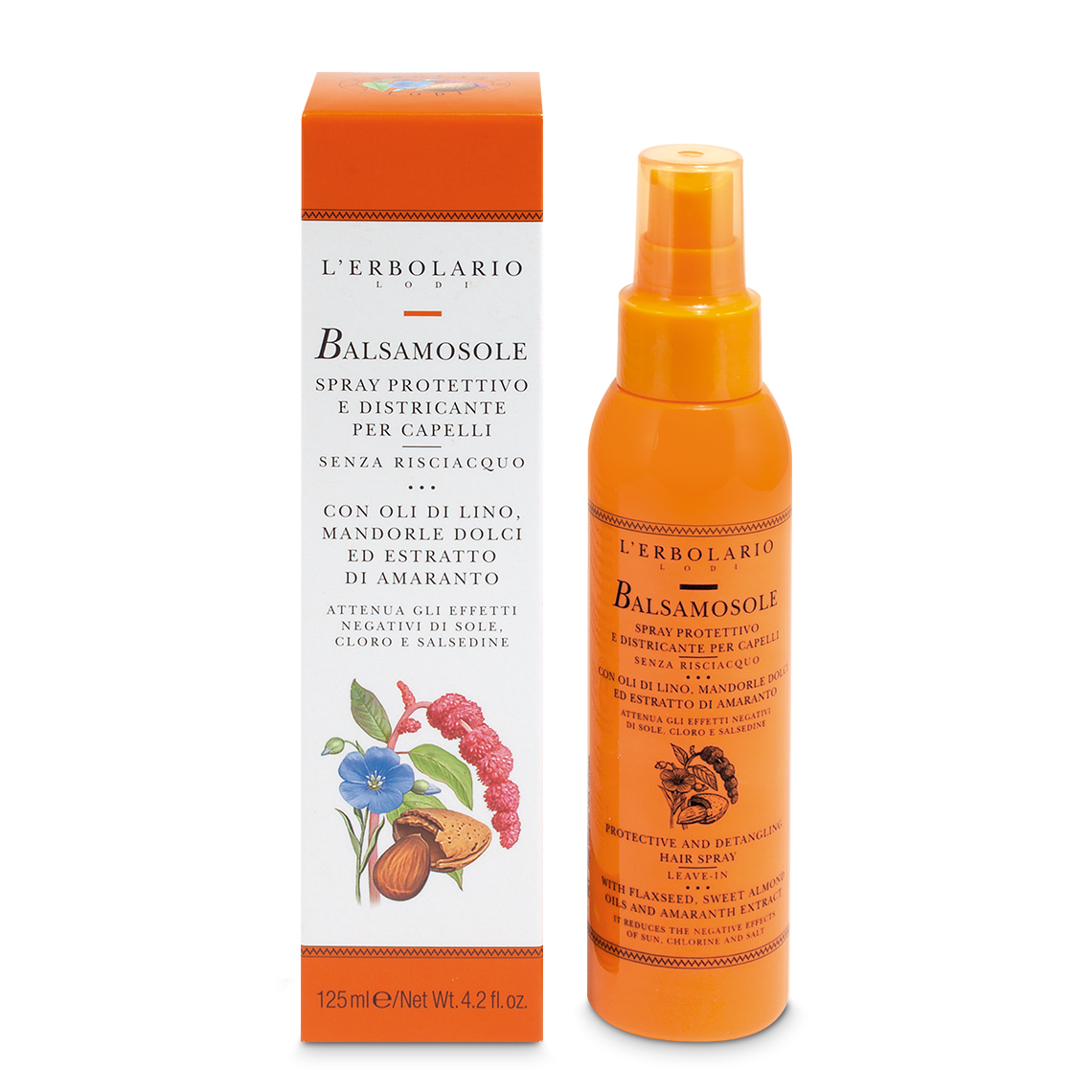 L'Erbolario Balsamosole Spray Protettivo E Districante Per Capelli 125ml-2