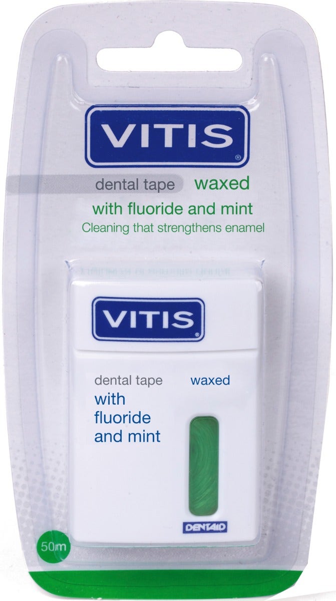 Vitis Nastro Interdentale Dental Tape Con Cera Fluoro E Menta-1
