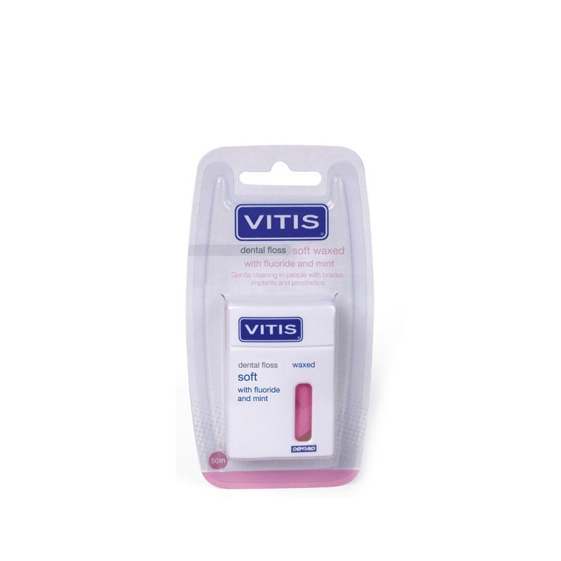 Vitis Filo Interdentale Dental Floss Con Cera Fluoro E Menta-1