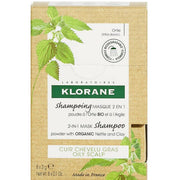 Klorane Shampoo Maschera Lavante 2 In1 Polvere Ortica E Argilla Bio Cuoio Capelluto Grasso 8X3g-1