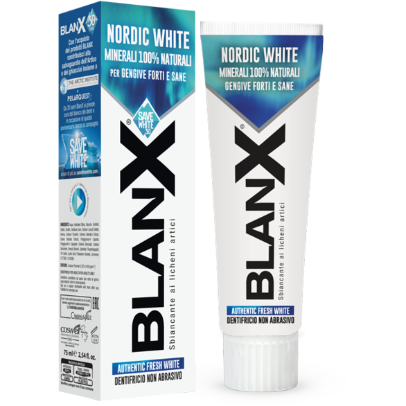 Blanx Nordic White Dentifricio 75ml-2