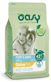 Oasy Lifestage Puppy & Junior Small Pollo Cibo Secco Per Cani 1 Kg-1