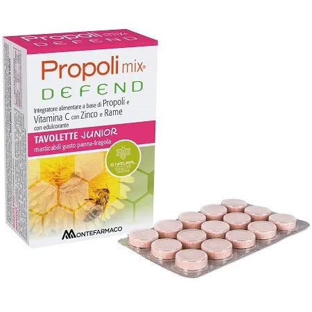 Propoli Mix Defend Junior 48 Tavolette Masticabili-2