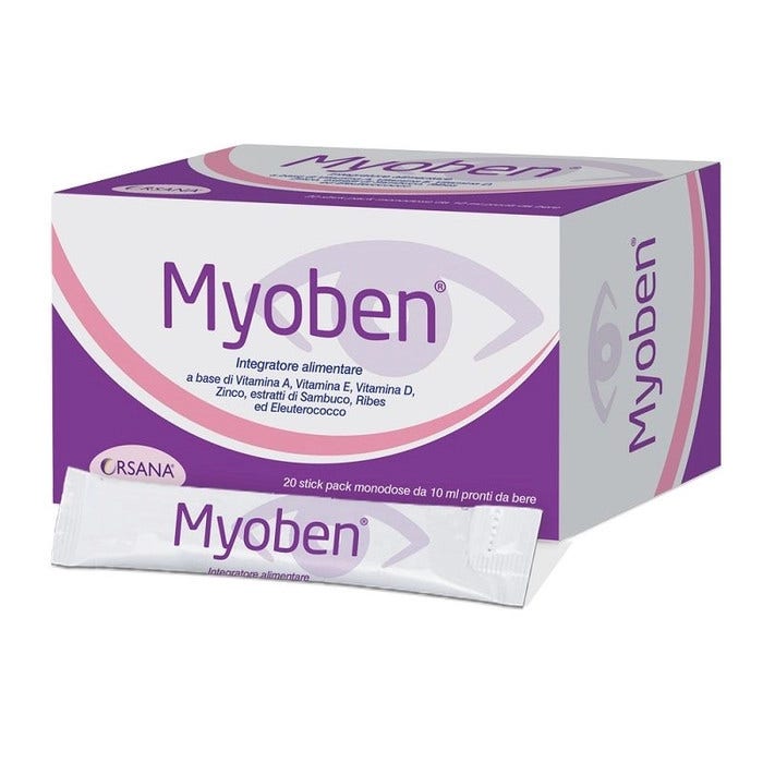 Myoben Per Il Benessere Della Vista 20 Stick Pack-1