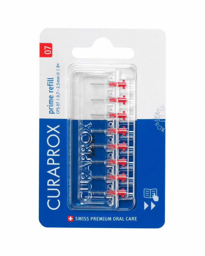 Curaprox Scovolino CPS 07 Refill Rosso 8 Pezzi-1