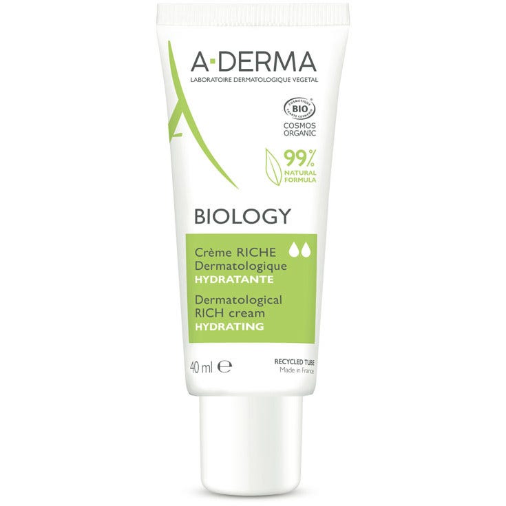 A-Derma Biology Crema Ricca Dermatologica Idratante 40ml-1