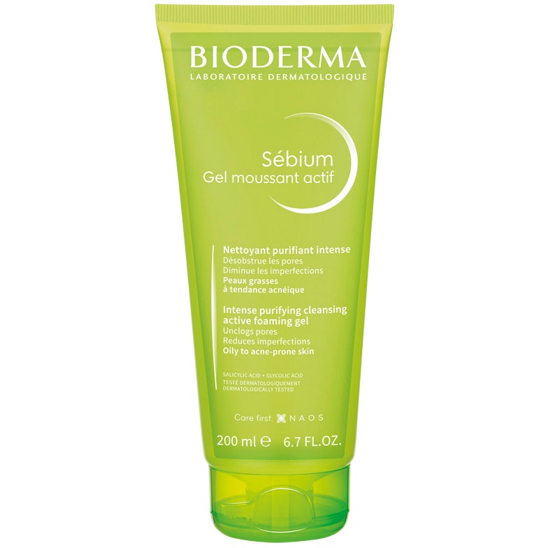Bioderma Sebium Moussant Actif Gel Detergente Pelle Grassa 200ml-1