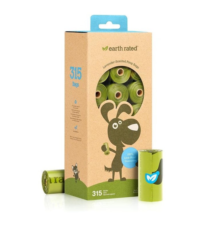 Earth Rated Sacchetti Biodegradabili Inodore 21 Rotolini x 15 Sacchetti-2