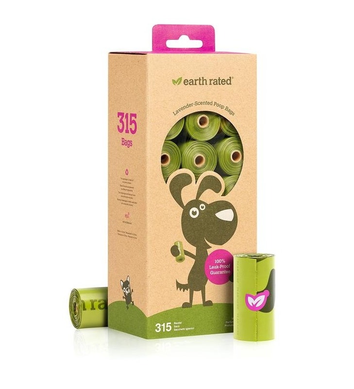 Earth Rated Sacchetti Biodegradabili Fragranza Lavanda 21 Rotolini x 15 Sacchetti-2