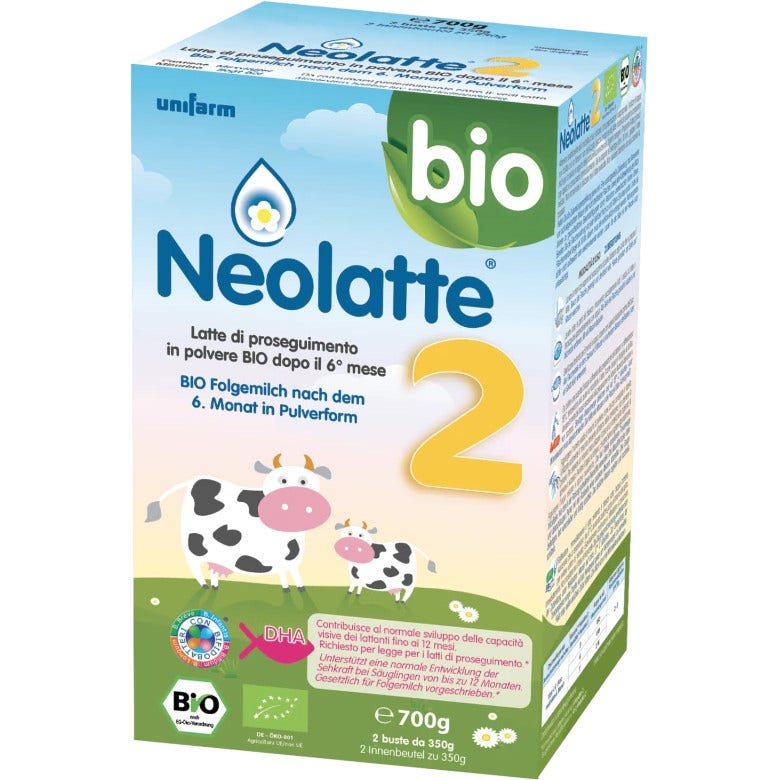 Neolatte 2 Bio Latte Di Proseguimento In Polvere 6M+ 2 Buste x 350g-1