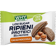 Why Nature Biscotti Ripieni Proteici Cacao Nocciola 1 Pezzo-1