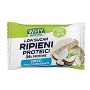 Why Nature Biscotti Ripieni Proteici Cocco Cioccolato Bianco 1 Pezzo-1
