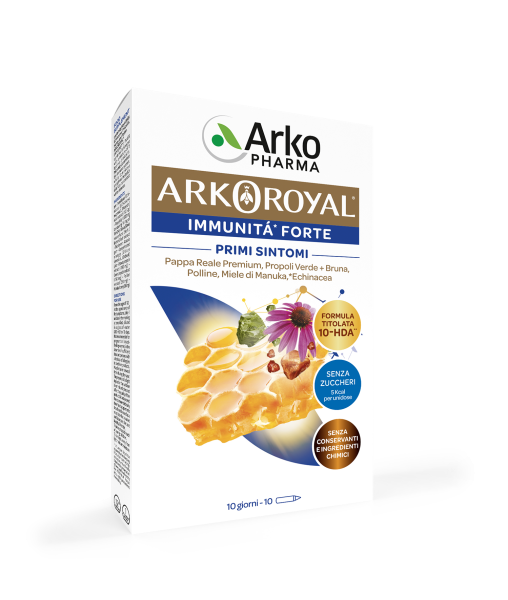 Arkopharma Arkoroyal Immunità Forte Senza Zucchero 10 Flaconcini Da 15ml-2