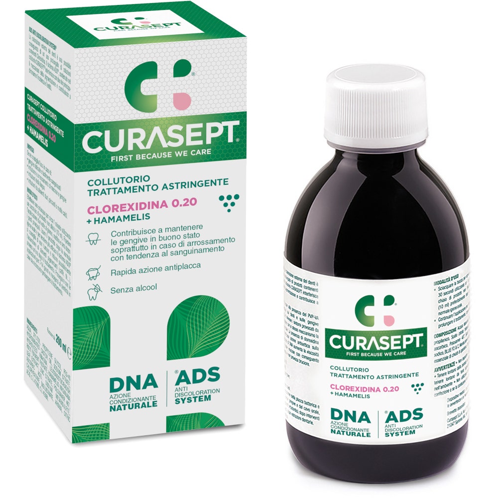 Curasept Collutorio ADS + DNA Trattamento Astringente 200ml-3