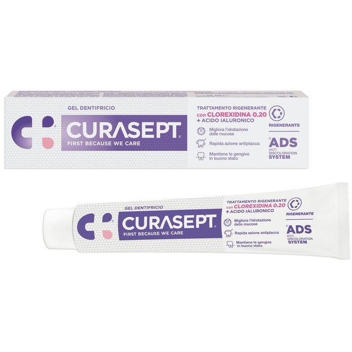 Curasept Gel Dentifricio ADS DNA Trattamento Rigenerante 75ml-1