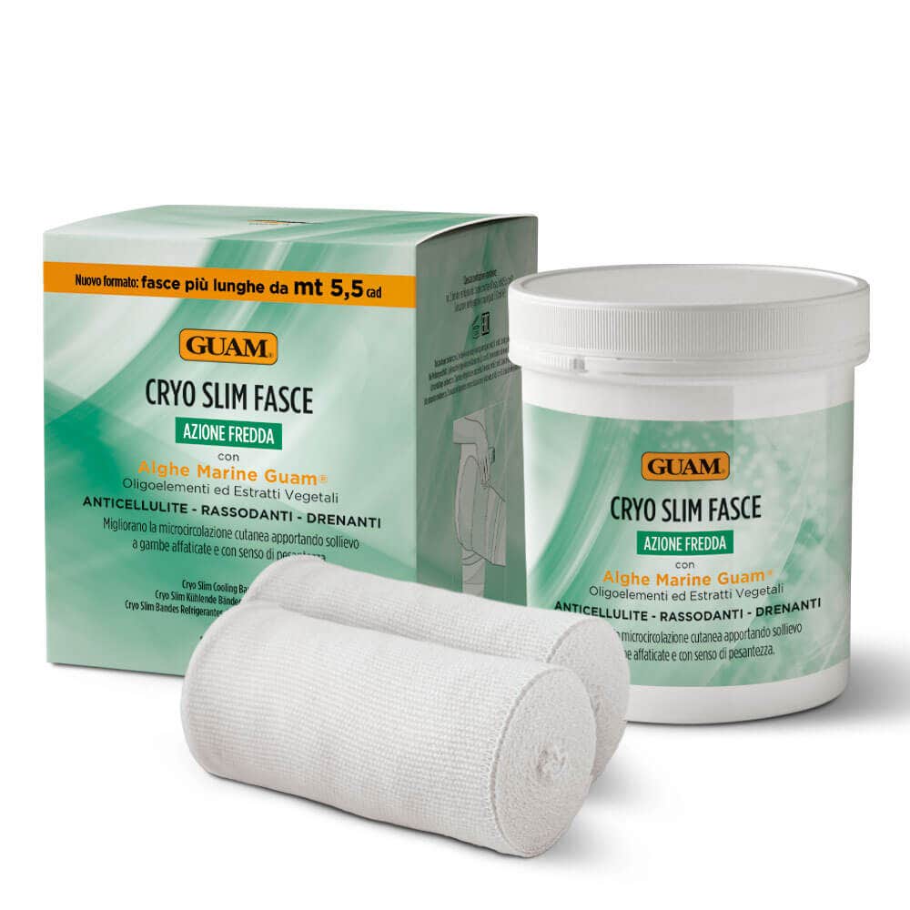 Guam Cryo Slim Fasce Anticellulite Rassodanti Drenanti 2 Pezzi-1