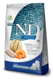 Farmina N&D Ocean Merluzzo E Zucca Cani Cuccioli Taglia Media E Grande Sacco 12kg-2