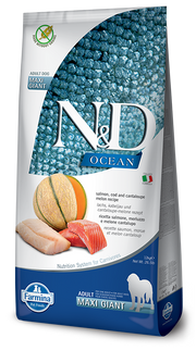 Farmina N&D Ocean Salmone E Merluzzo Cani Adulti Taglia Molto Grande Sacco 12kg-2