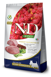 Farmina N&D Weight Management Quinoa/Agnello/Broccoli/Asparagi Per Cani Adulti Taglia Mini Sacco 2,5kg-2