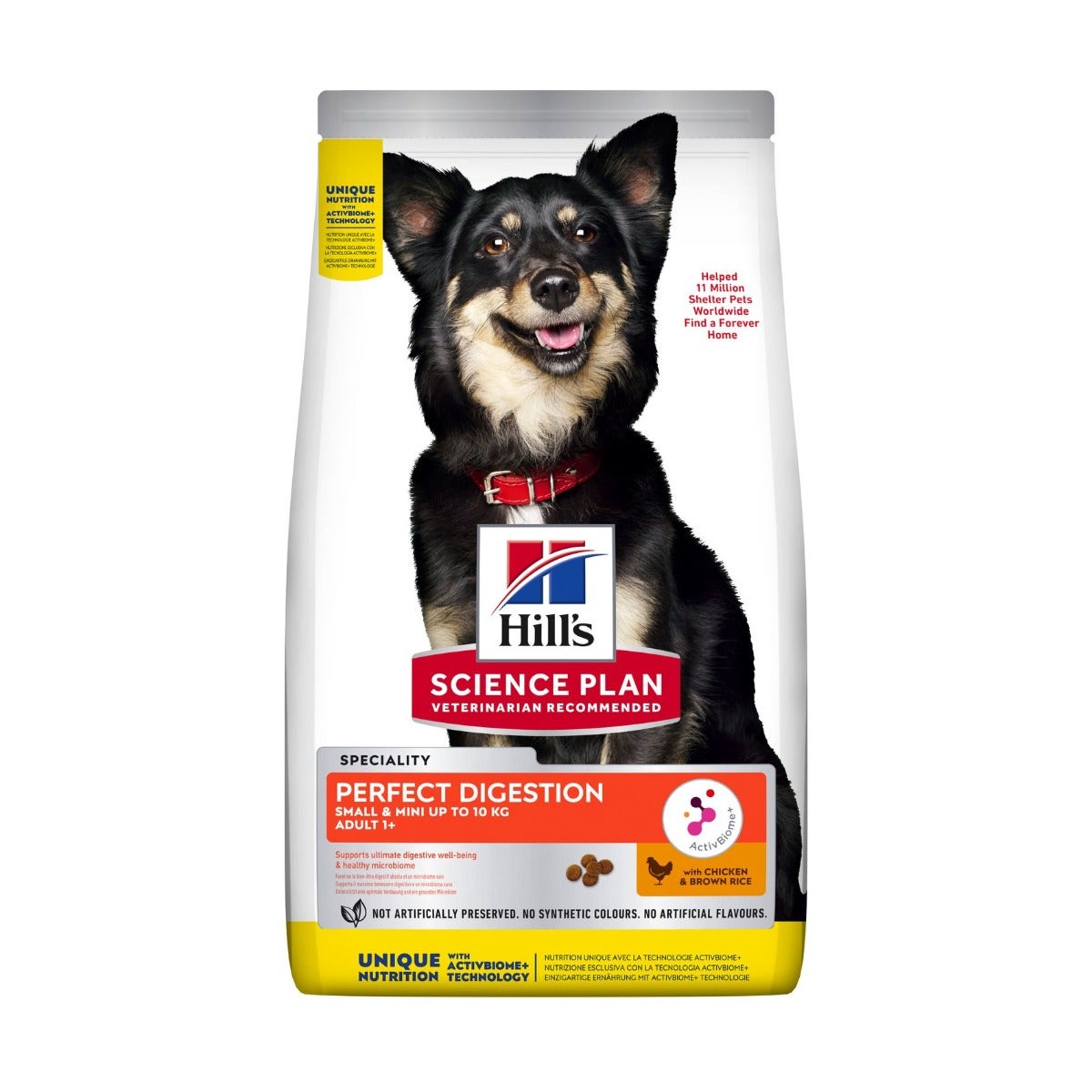 Hill's Science Plan Perfect Digestion Crocchette Pollo E Riso Integrale Cani Taglia Piccola Sacco 1,5kg-6