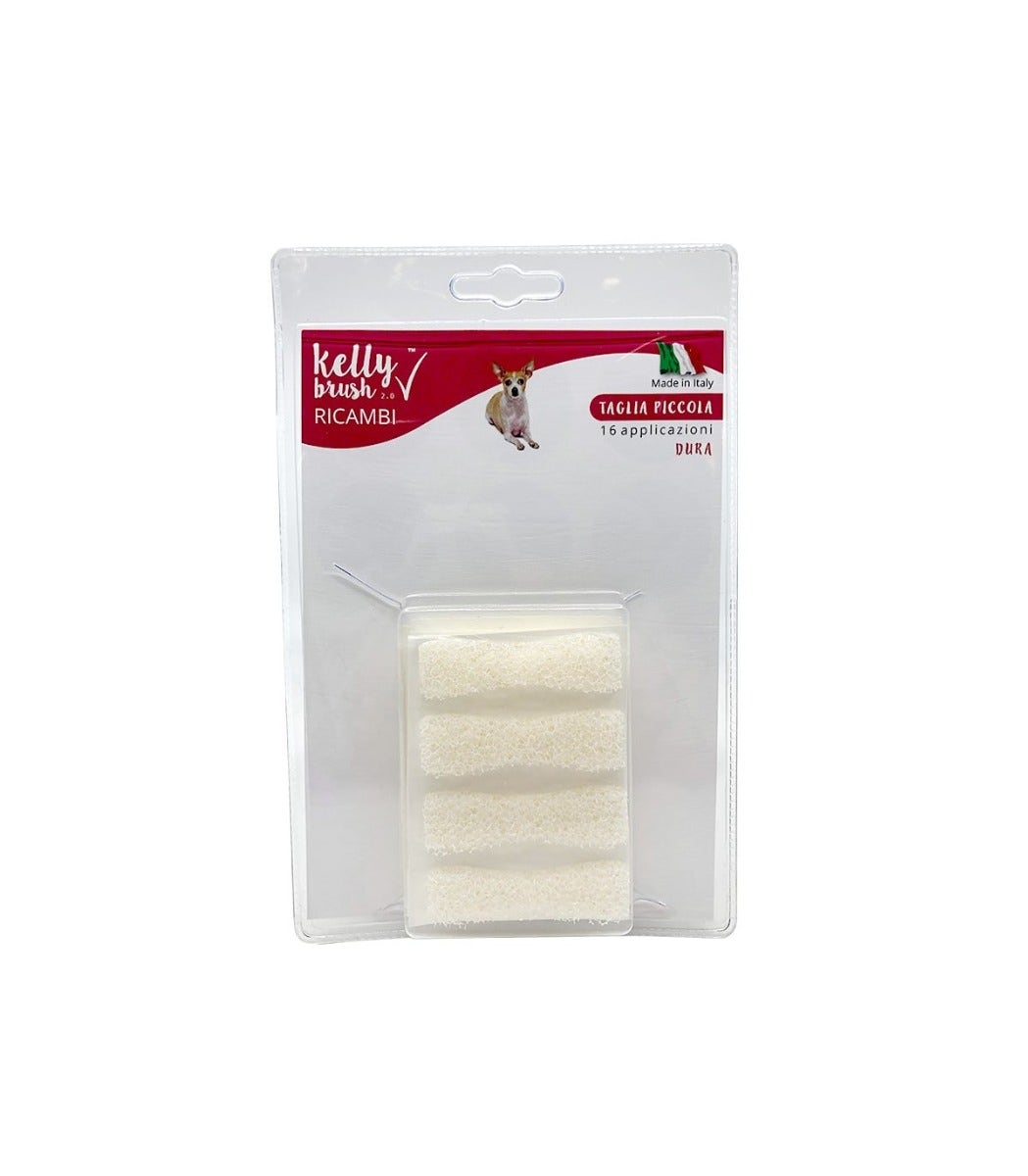 Kelly Brush Ricambi Kit Spazzolino Taglia Piccola Spugne Dure Per Cani 16 Applicazioni-1