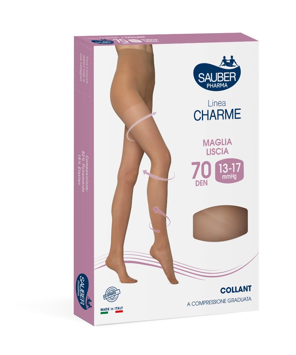 Sauber Linea Charme Collant 70 Den Medio Taglia 3-2