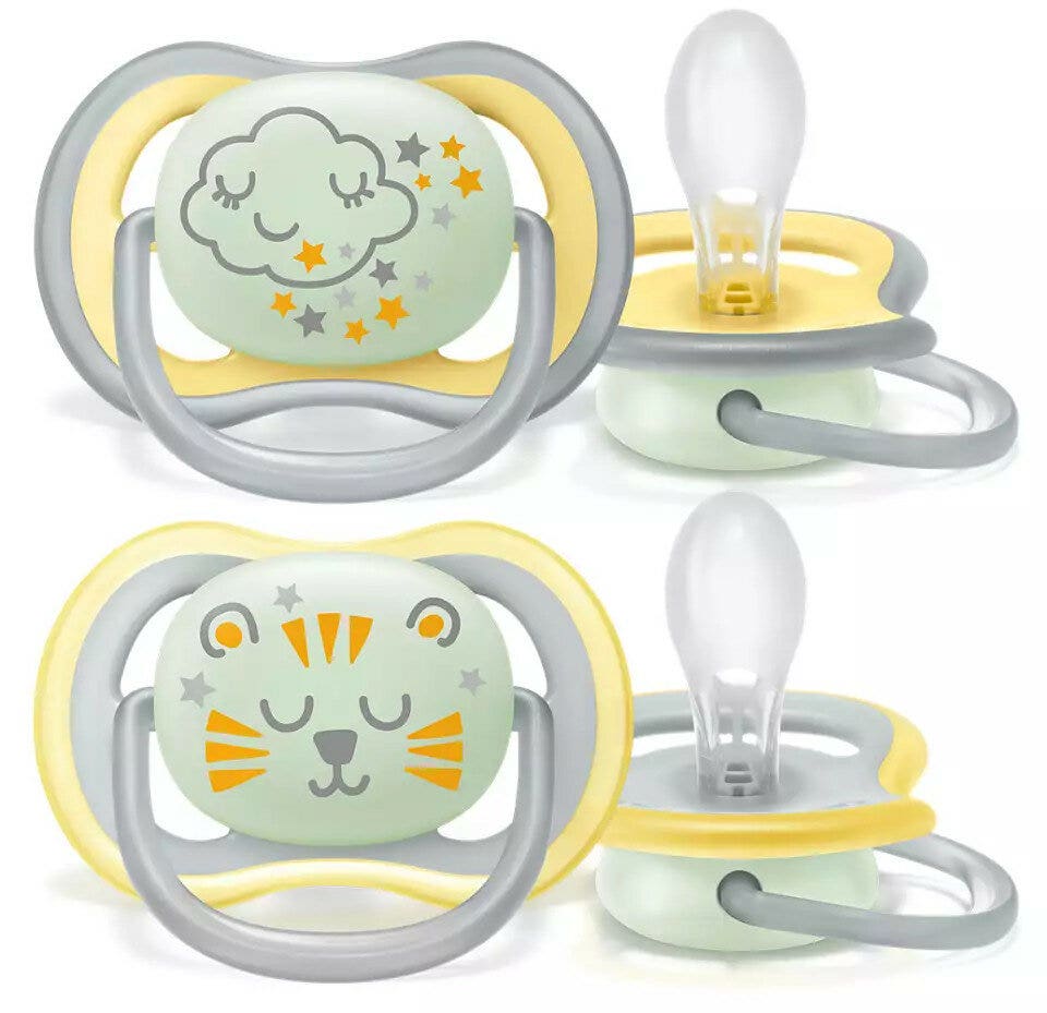 Phillips Avent Ciuccio Ultra Air 18M+ Colore Neutro 2 Pezzi-1