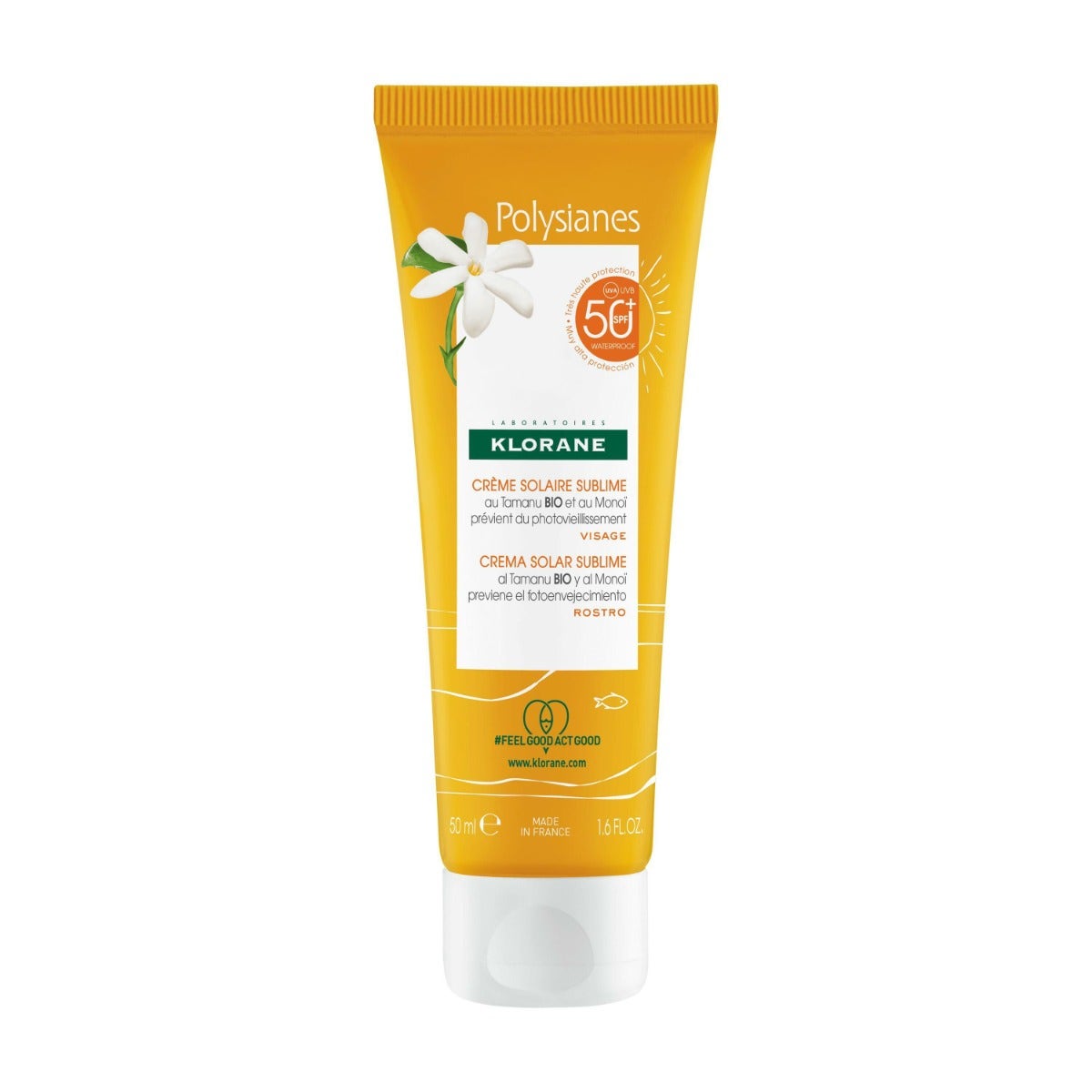 Klorane Polysianes Crema Solare Sublime SPF 50+ 50ml-0