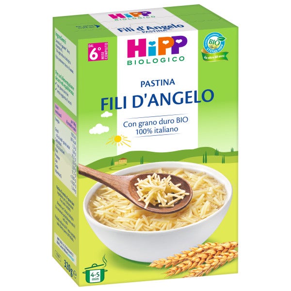 Hipp Bio Pastina Fili D'Angelo 6M+ 320g-1