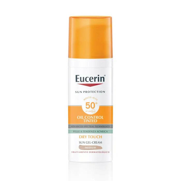 Eucerin Sun Oil Control Tinted Gel-Crème With SPF50+ Medium-1