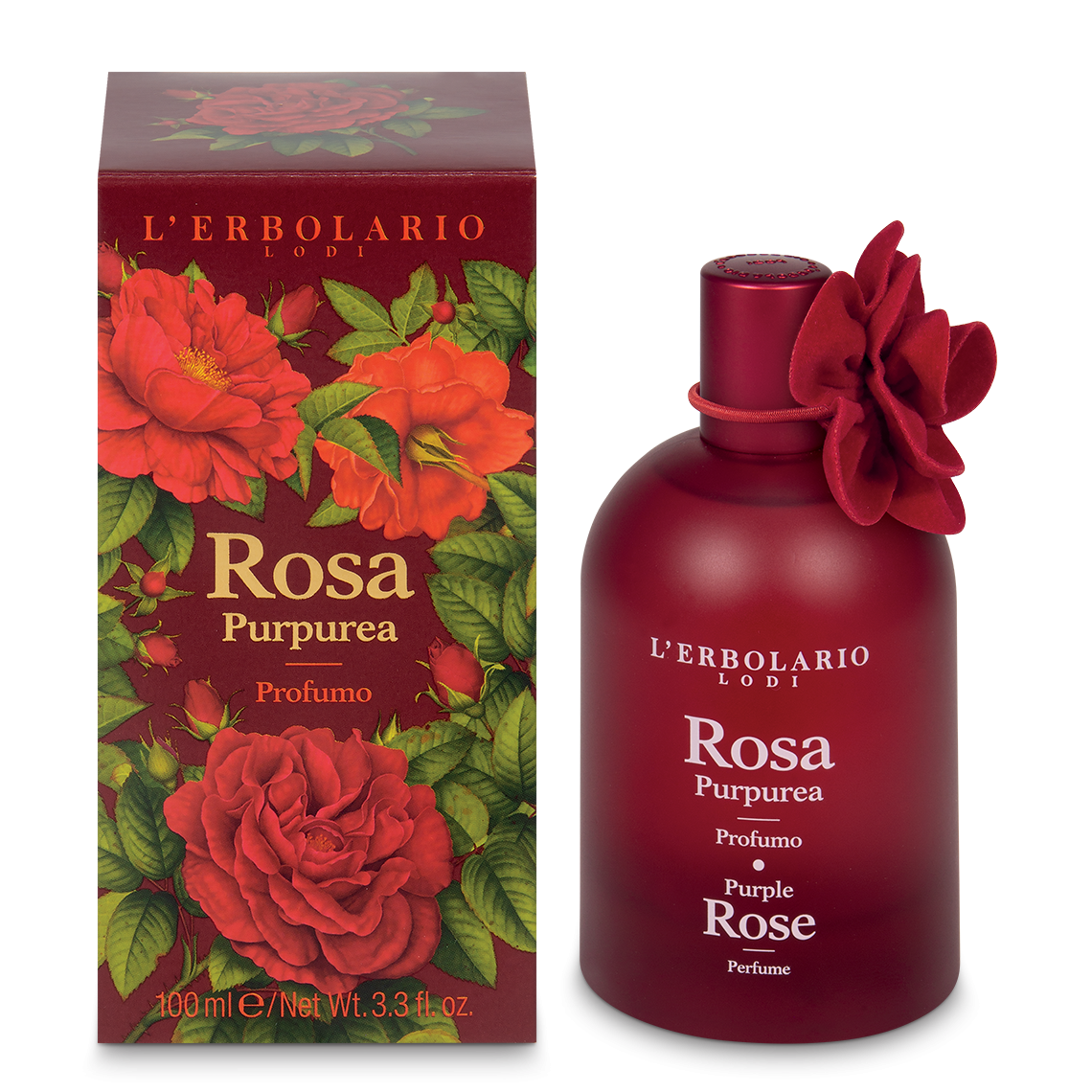 L'Erbolario Profumo Rosa Purpurea 100ml-1