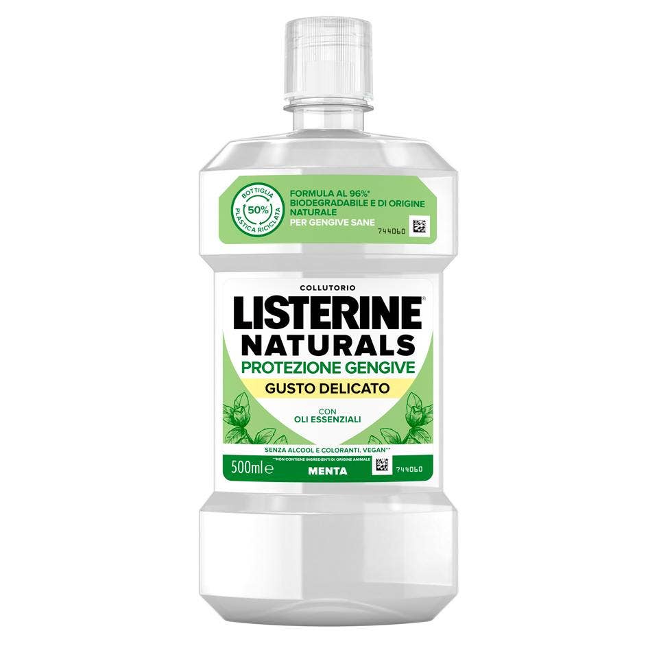 Listerine Naturals Collutorio Protezione Gengive Gusto Delicato 500ml-1