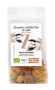Fiori Di Loto Zenzero Candito Cubi A Ridotto Contenuto Di Zuccheri 75g-2
