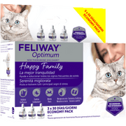 Feliway Optimum Ricarica Diffusore Anti-stress Gatti 3x48ml-2