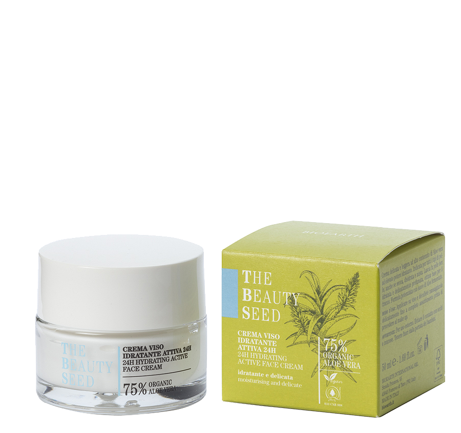 Bioearth Crema Viso Idratante Attiva 24h 50ml-1