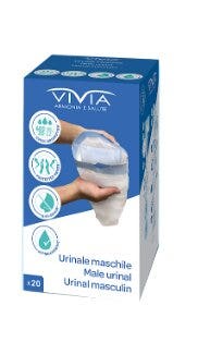 Vivia Sacchetto Urinale Maschile 20 Pezzi-1