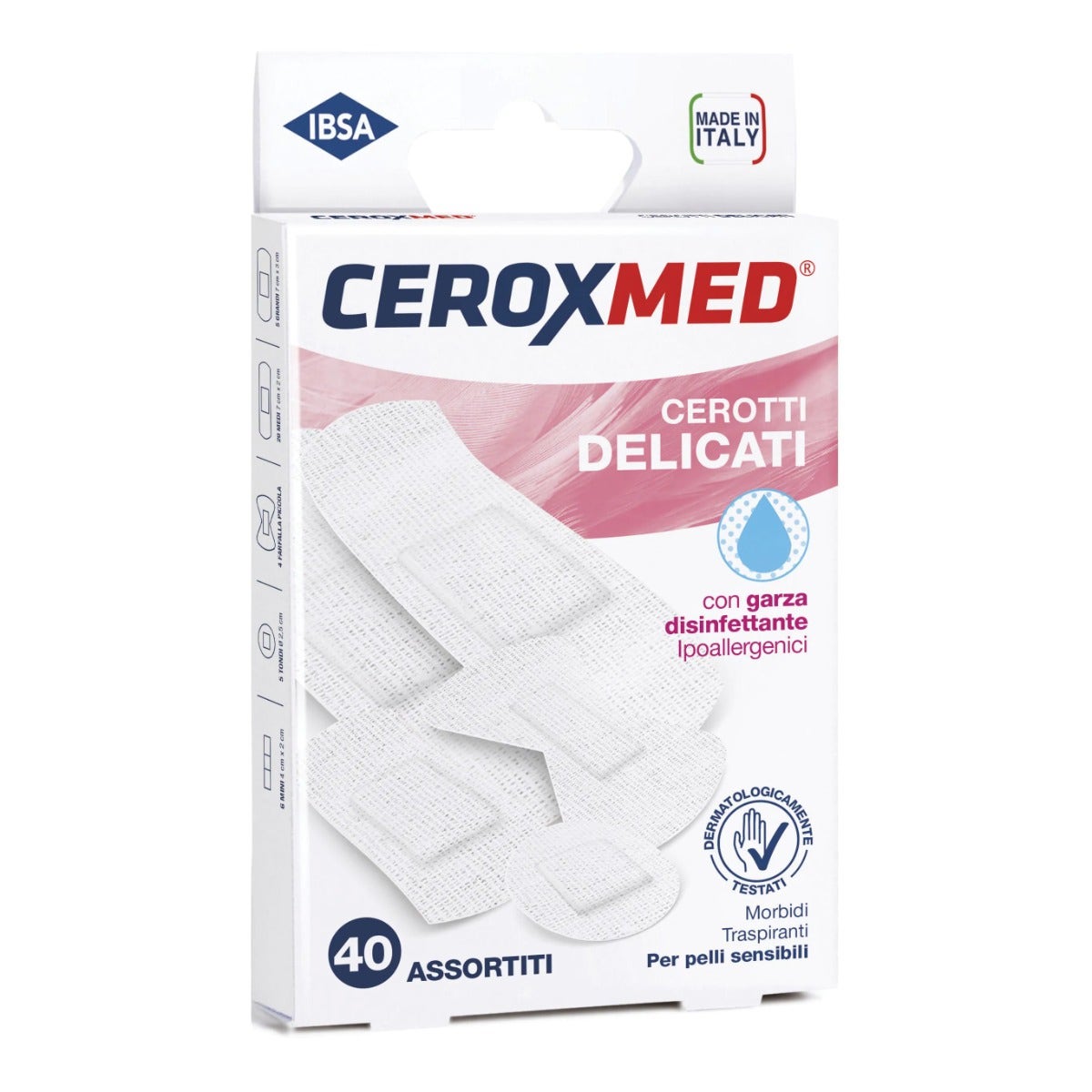 Ceroxmed Cerotti Delicati Assortiti 40 Pezzi-3
