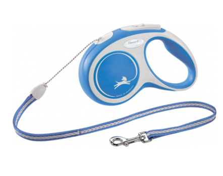 Trixie Flexi New Comfort Guinzaglio In Corda Per Cani Taglia Small 5 Metri Azzurro-1