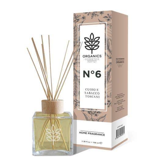 Organics Cosmetics Home Fragrance N°6 Cuoio E Tabacco Toscani 100ml-1