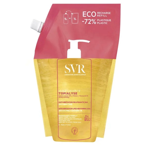 SVR Topialyse Huile Lavante Ricarica Detergente Corpo Anti Prurito 1L-2