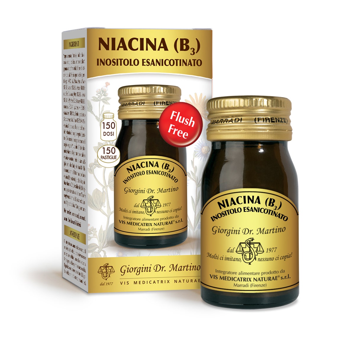 Dr Giorgini Niacina (B3) Inositolo Esanicotinato 150 Pastiglie-2