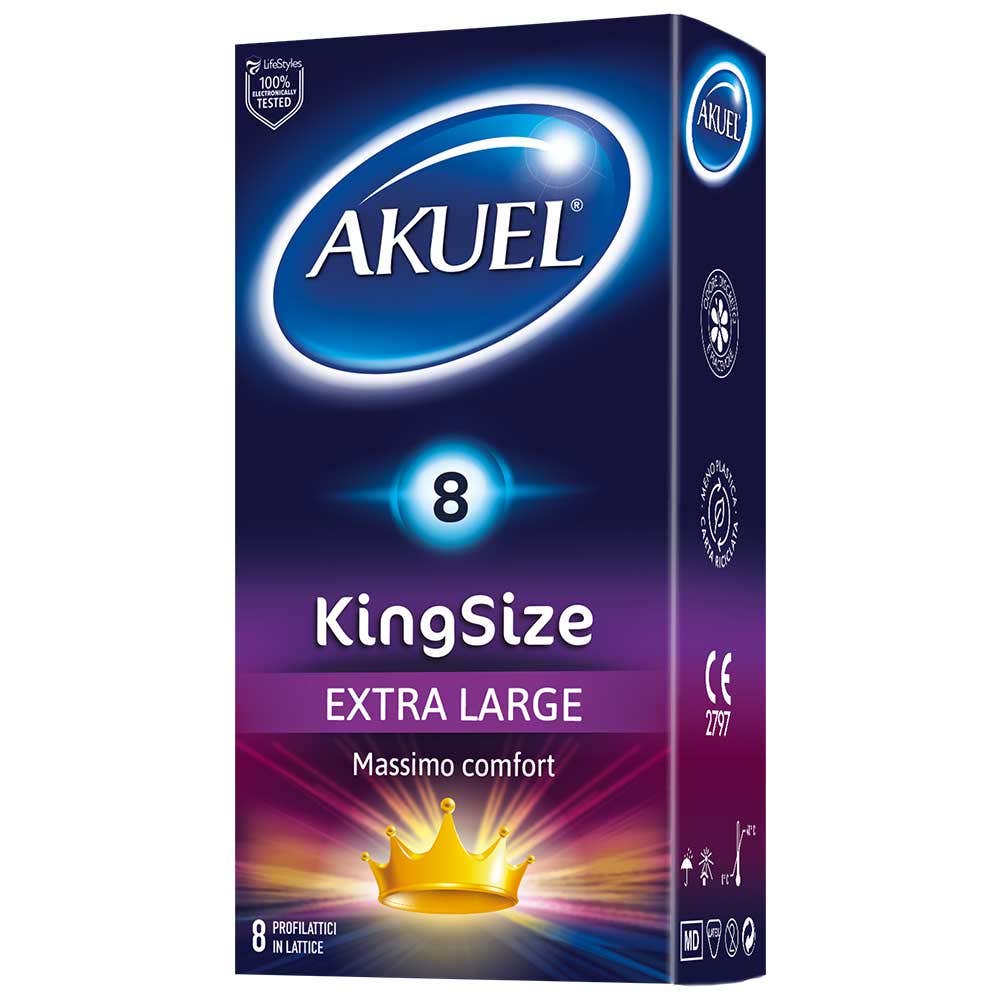 AKuel Zero Impercettibile King Size 8 Preservativi-2