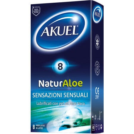 Akuel NaturAloe Preservativi 8 Pezzi-3